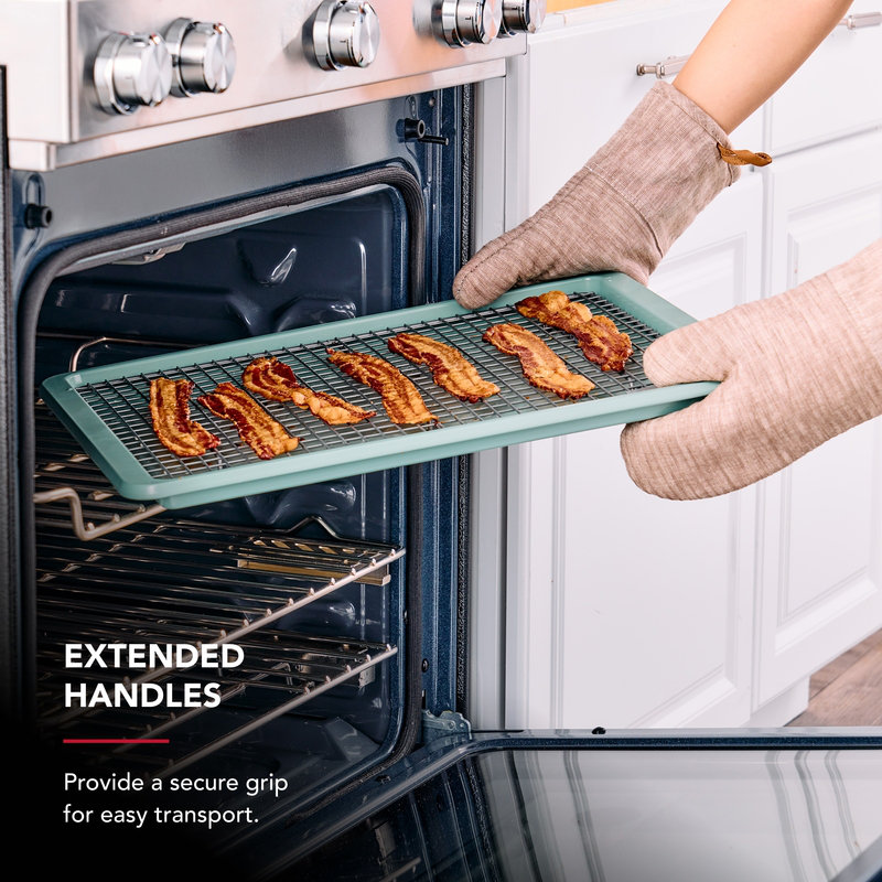 KitchenAid® 13X18in Nonstick Aluminized Steel Baking Sheet, Cardamom