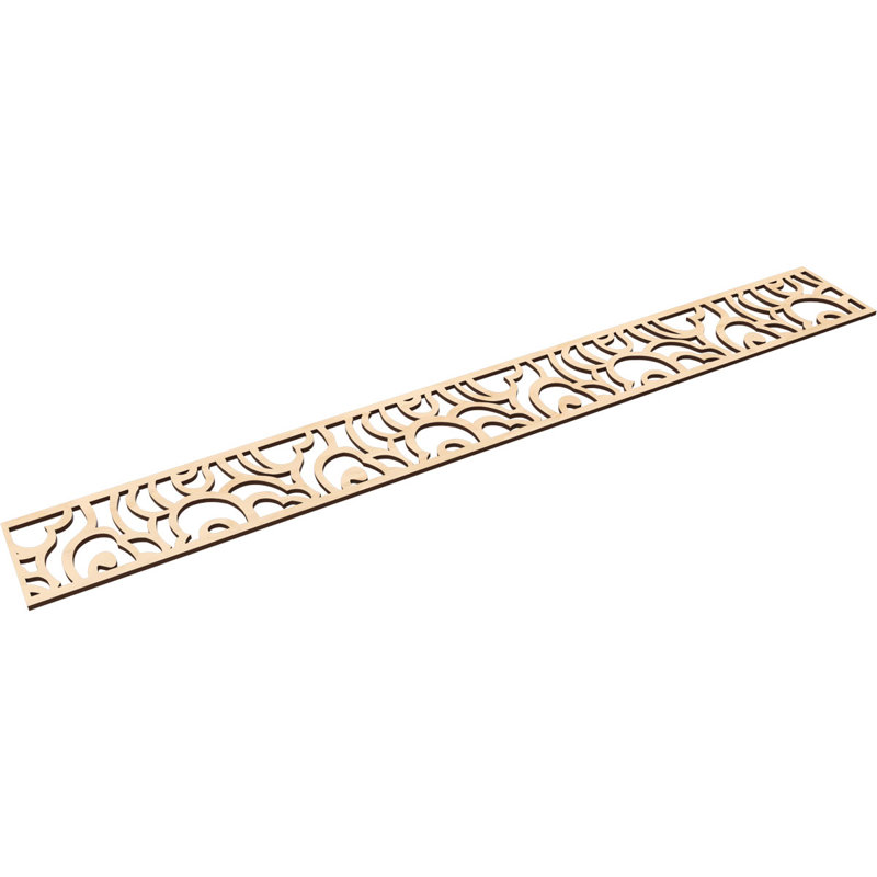 Moulure de panneau Springfield, H 6 po x l 46,5 po x P 0,375 po, Bouleau