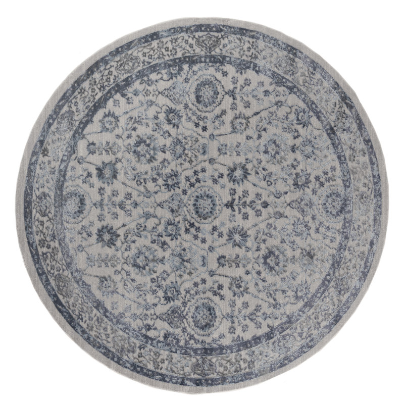Tapis gris Askov, Rond 7 pi 10 po