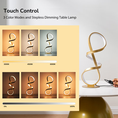 Brecklyn Metal Novelty LED Table Lamp