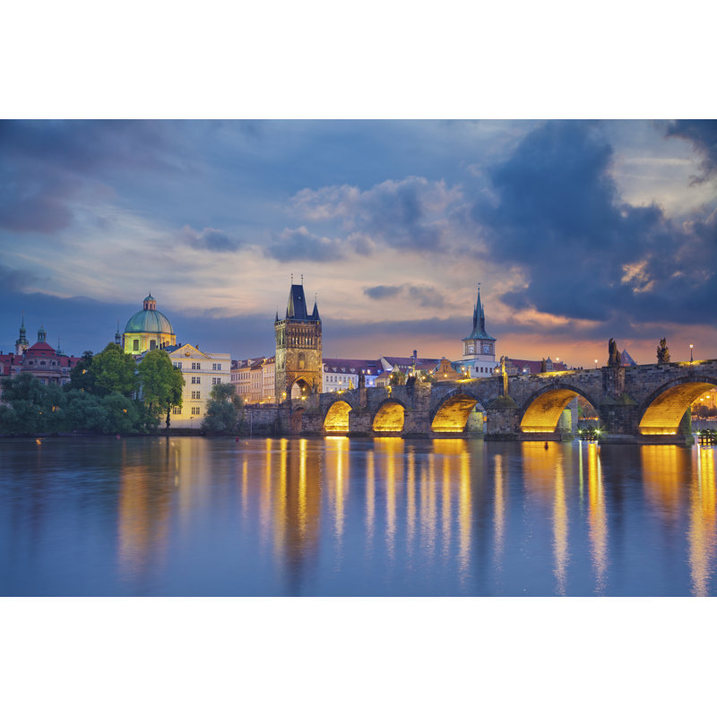 Prague by Rudybalasko - Wrapped Canvas Print, 20cm H x 30cm W