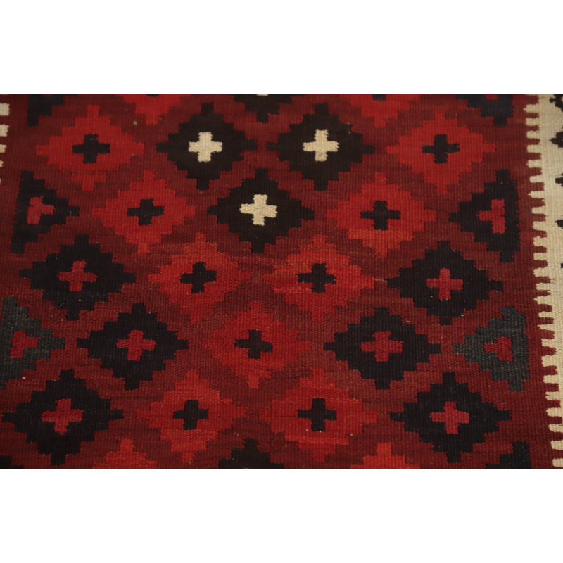 Tapis géométrique kilim 7 x 11