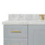 Meuble-lavabo simple 55 po en bois massif gris Frawley avec plateau en marbre de Carrare 1,5 po-1413195298-1446251538