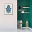  «Hamsa 2 Collage» par Courtney Prahl, art mural sur toile, 26 po x 34 po