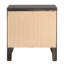 Table de chevet 2 tiroirs Grey Oak-923205876