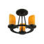 Carpathian 3 - Light Semi Flush Mount