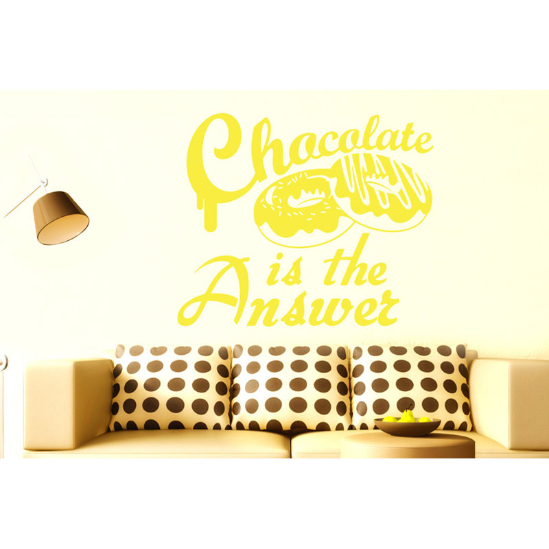 Food & Beverage Wall Decal, Medium, Bright Yellow