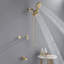Système de douche mural avec douchette 2 poignées 2-en-1-99306434
