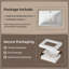 Lavabo de salle de bain encastrable blanc avec trop-plein 18 "x 13" Los Flexi