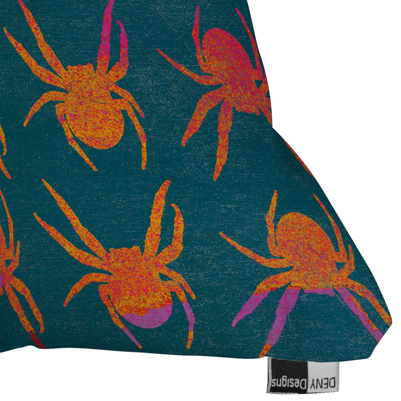 Spiders Throw Pillow, 18" x 18"