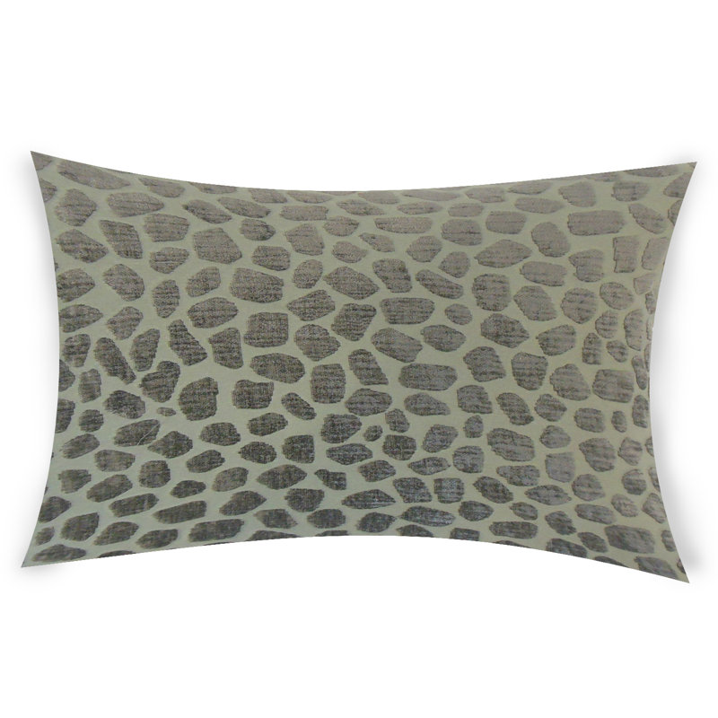  Housse de coussin rectangulaire et insert, Rouge, 12 po x 18 po