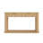 Fluted Console Table with Faux Travertine Top
