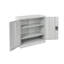 Hilliard Metal Storage Cabinet with Lock, 2 Doors,  1 Shelf Storage Cupboard for Files, Tools-35991057-35991060