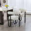 Chaise d'appoint, ensemble de 2 chaises d'appoint rembourrées de conception contemporaine, chaises de salon, fauteuil de cuisine-738907934