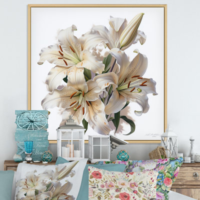 «Lily Blossom Ballet I» sur toile