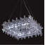  Lustre en cristal clair imperium | Carré et allongé | 32 x 6 x 6-1791691456