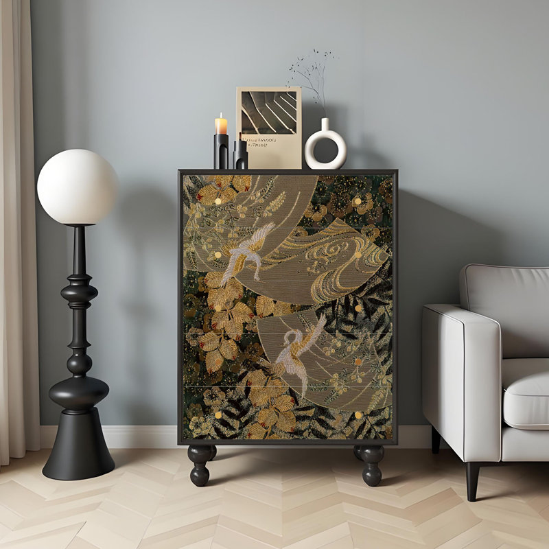 Commode d'appoint 5 tiroirs Ceridwen