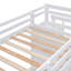 Lit superposé simple au-dessus de simple avec lit gigogne et escalier-953150757