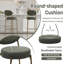 Ensemble de table de bar moderne avec 2/4 tabourets en similicuir, plateau en verre 31,5 po et tabouret de salle à manger 29 po pour îlot de cuisine-514148212-514148217