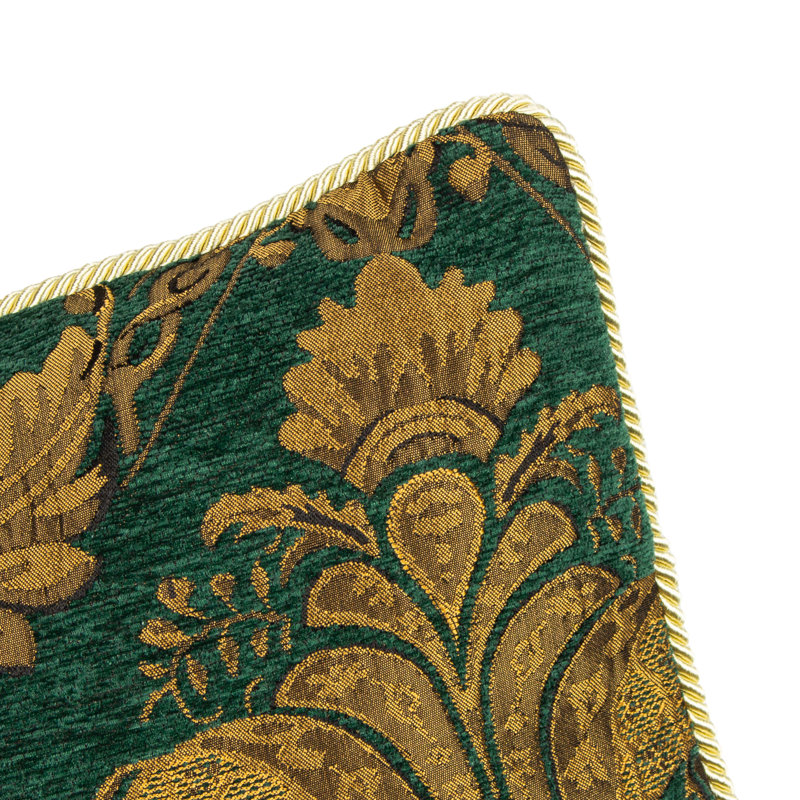 Shiraz Square Cushion, Emerald