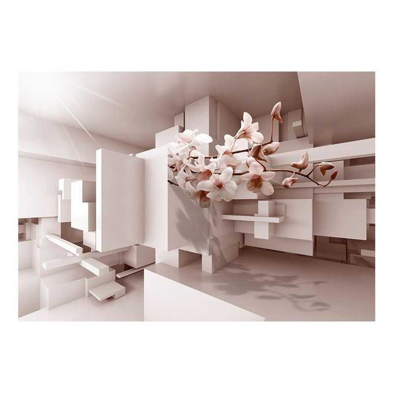 Murale Chontelle Urban Botany, Blanc / beige, L 55 po x l 77 po