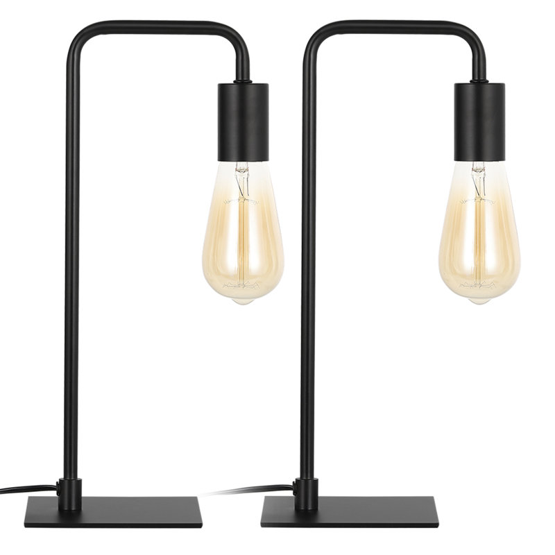 Metal Desk Lamp, Black 