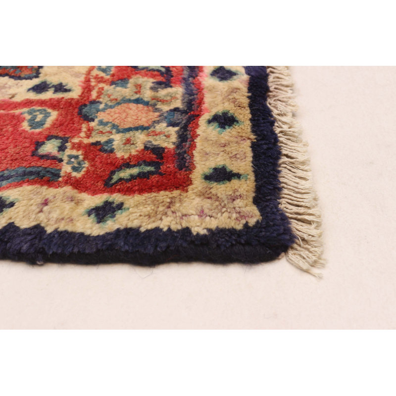 Tapis bleu marine Anadol 3 pi 9 po x 9 pi 9 po