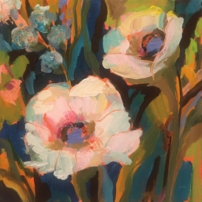 Dances by Jeanette Vertentes - Wrapped Canvas Painting