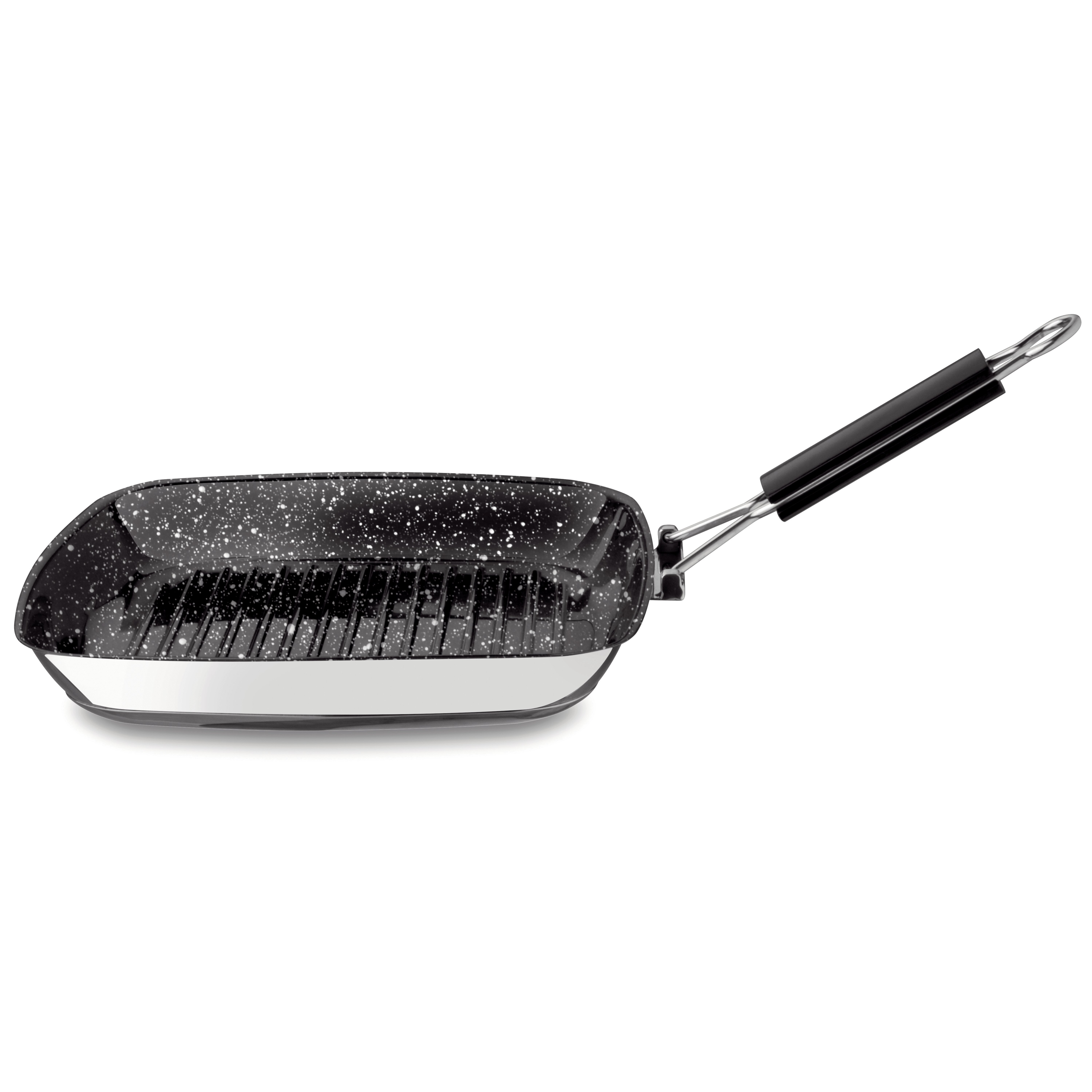 Grill pan 28 cm Glamour Stone Black - Glamour Stone - Cookware