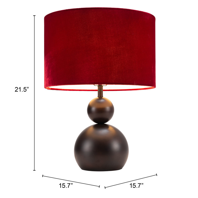 Lampe de table en métal Shobu