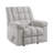 Gentle Rocking Motion Reclining Chair 1Pc Light Gray Chenille Upholstery Ultra Comfort Living Room Furniture
