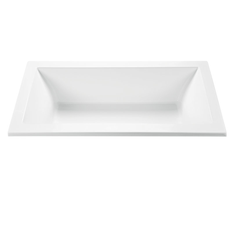 MTI Solutions 16 71.5" Air Bathtub, White, Drop In