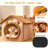 Indoor Cat Bed With Removable Cushion For Kittens And Puppies