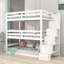 Lit superposé simple avec tablettes Ezralynn par Knlnny Ware