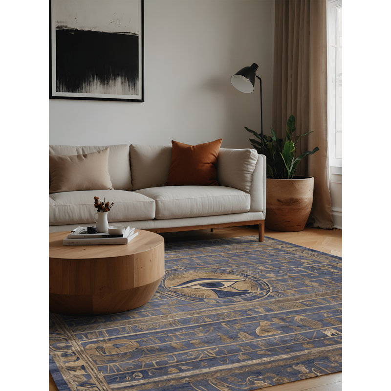 Machine Washable Gray Area Rug, Square 3'