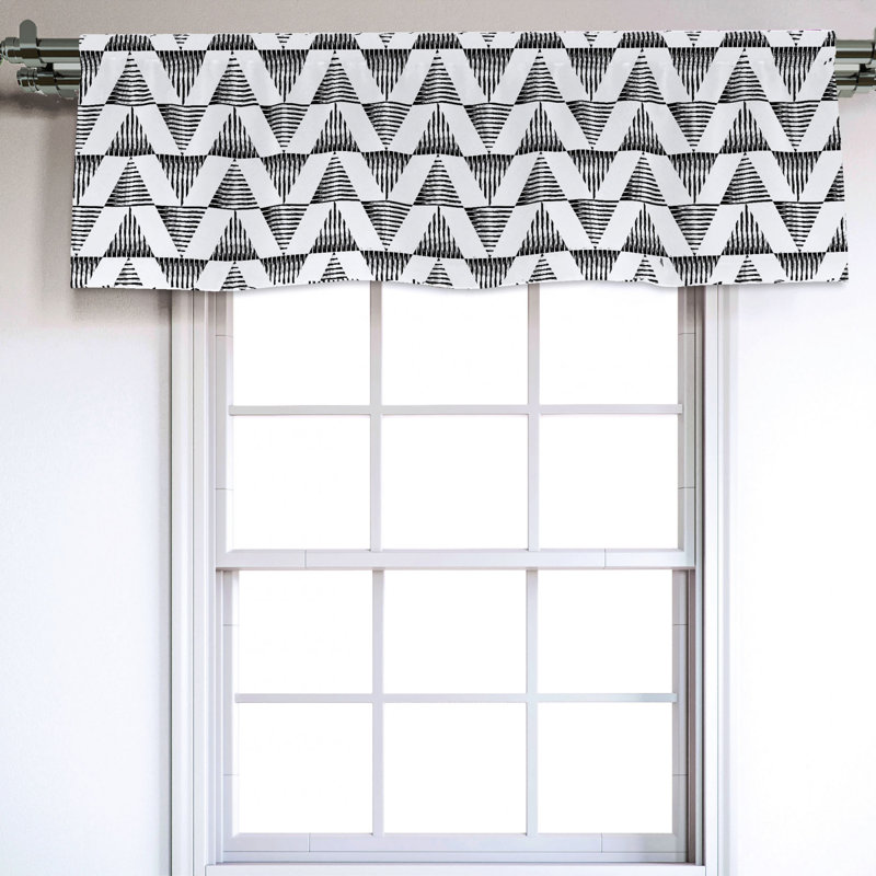 Sateen Ruffled Window Valance