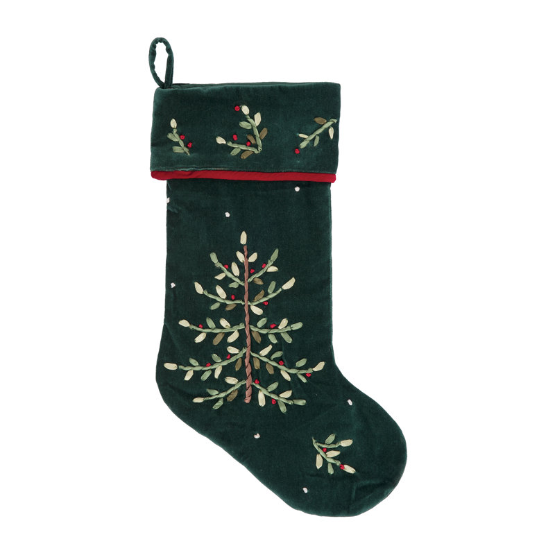 Chaussette de noël pour ruban d’arbre de noël