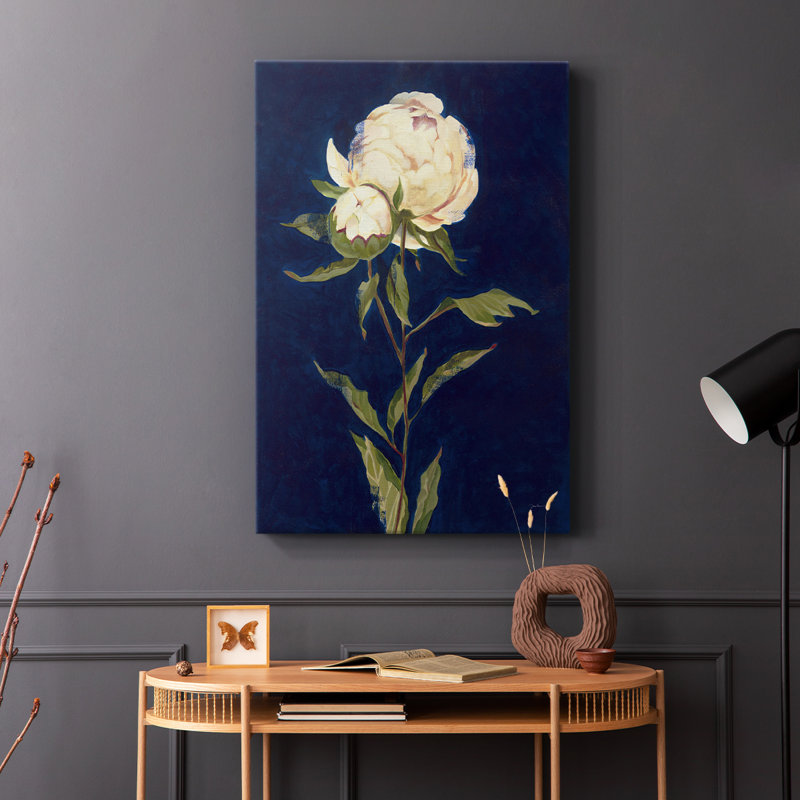 JOLIE COMME PEONY II - Cavas enveloppés de galerie, H 18 po x l 12 po