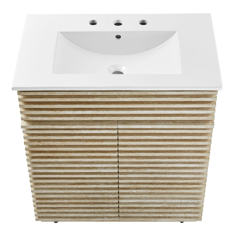 Render 30" Bathroom Vanity With Sink In White