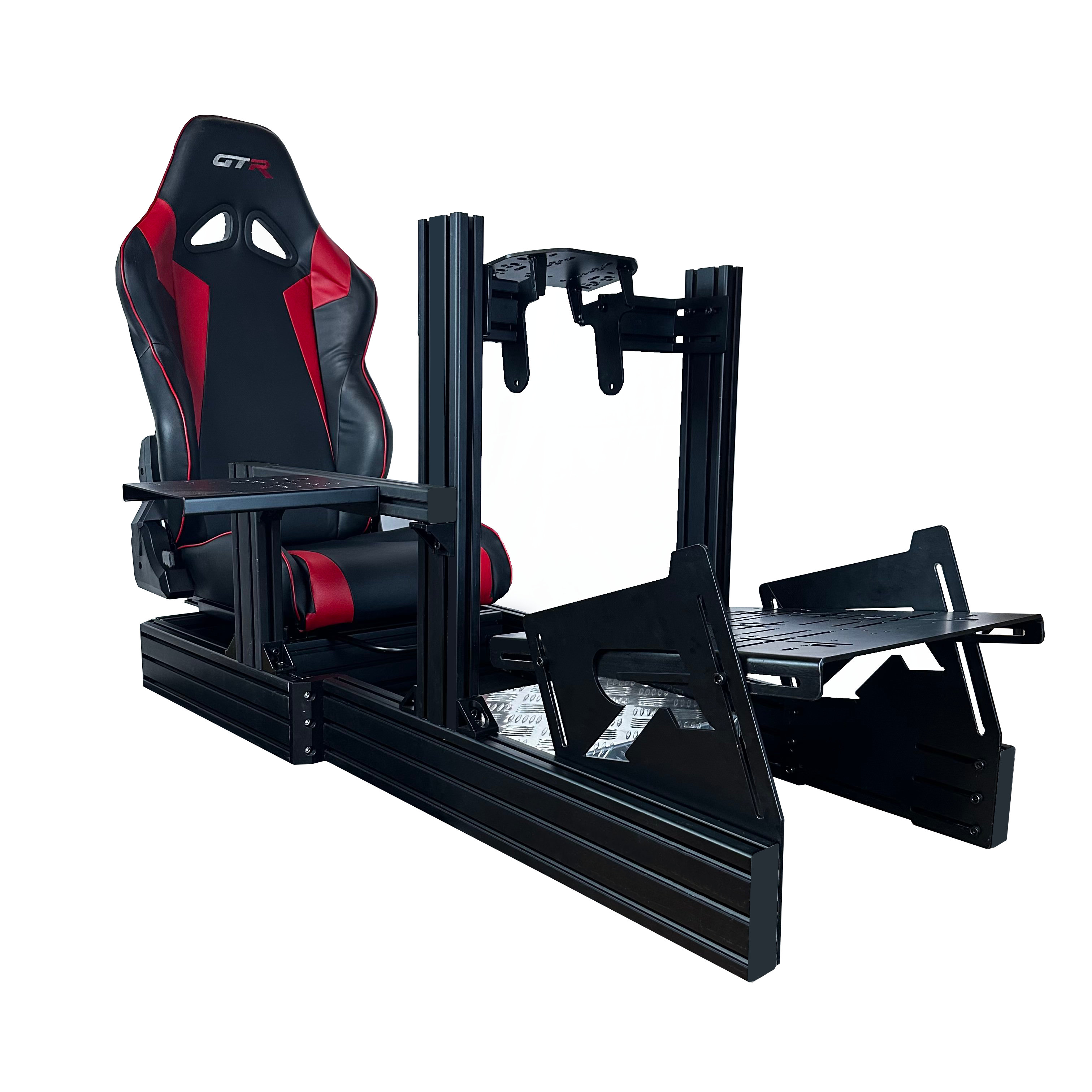 GTR Simulator Leather PC & Racing Game Chair with Footrest Wayfair