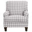 Chaise d'appoint rembourrée à haut dossier-553907327
