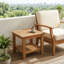 Table d'appoint en teck Orrie