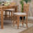 Ordway Aspen Pub Chairs, Antique Natural