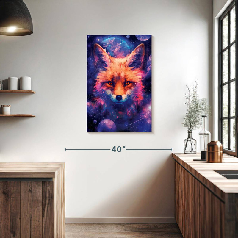 Brampt Cosmic Fox I, 36" H x 24" W