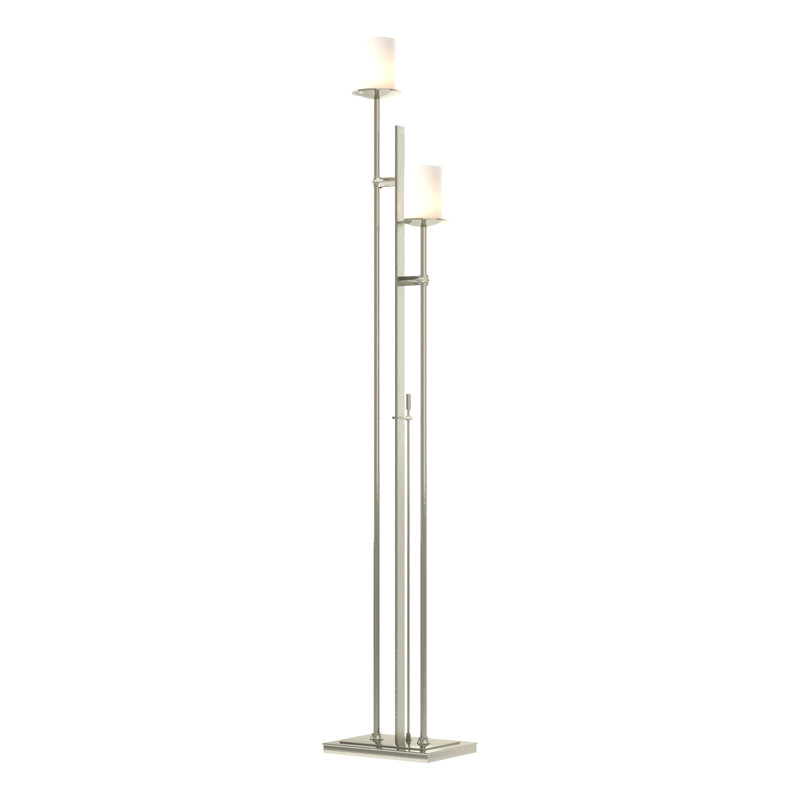 Rook 65.8" Floor Lamp, Opal, Sterling