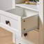 Table de chevet avec station de charge et tiroir, table d'appoint avec tablette ouverte