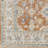 Beloit Kinnison Oriental Machine Woven Area Rug in Orange/Light Blue-70926945