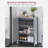Bathroom Floor Storage Cabinet with 2 Adjustable Shelve-1988199872