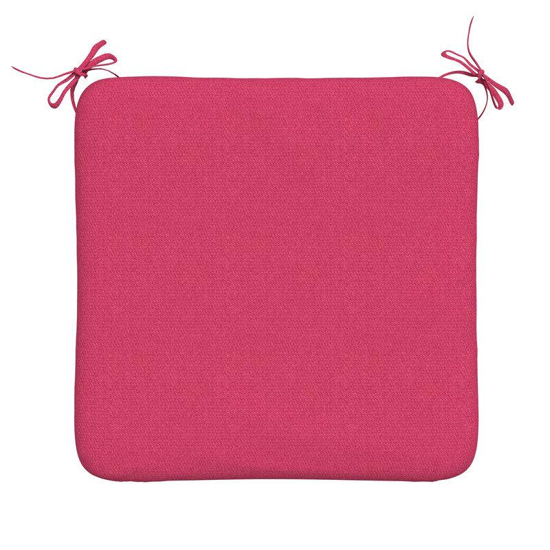 Coussins de chaise de salle à manger Sunbrella, Toile rose vif