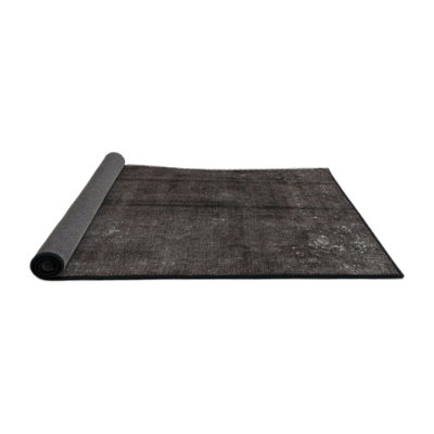 Pancratius Oriental Machine Made Power Loom Wool/Polyester Mehroon/Black/Blue Area Rug